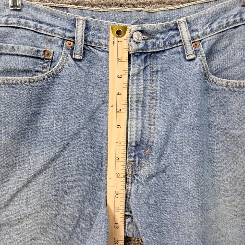 Levis 505 Regular Fit Mens Denim Shorts Light Wash Blue W36 7047